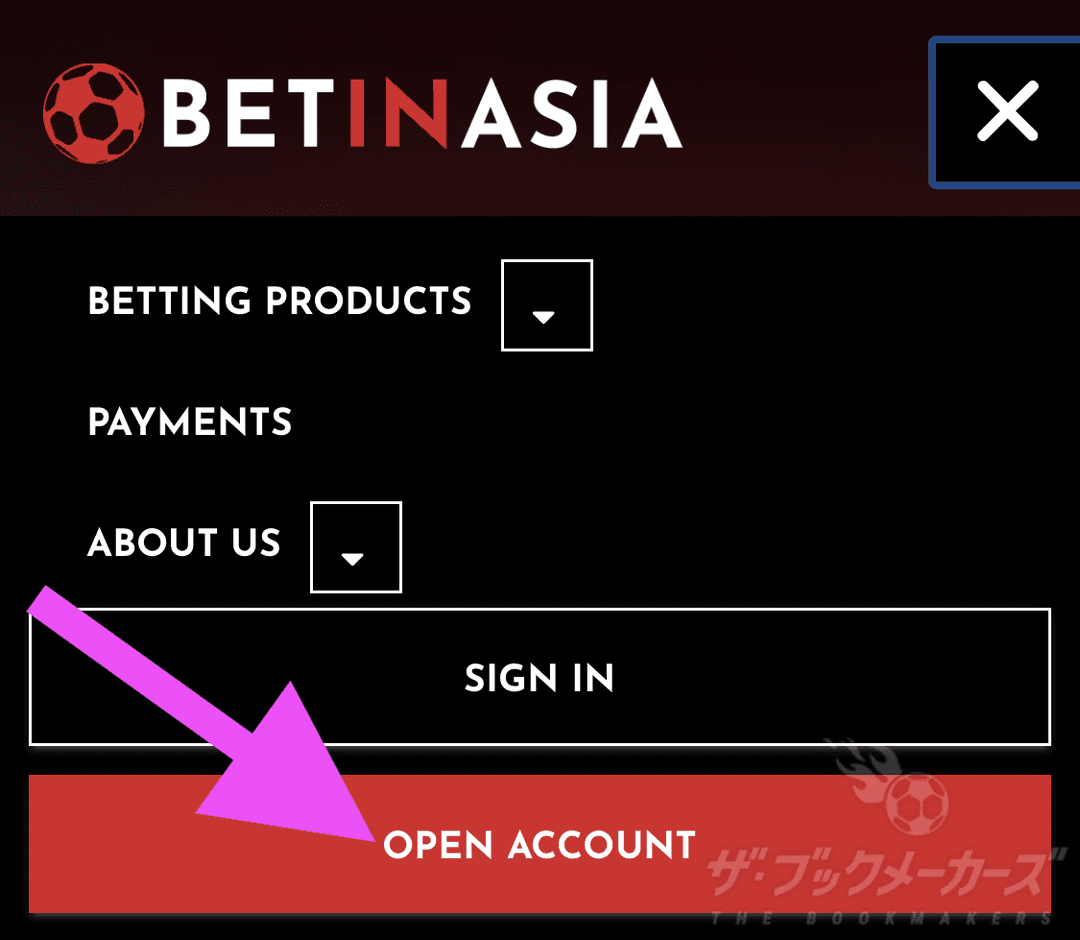 BetInAsia登録