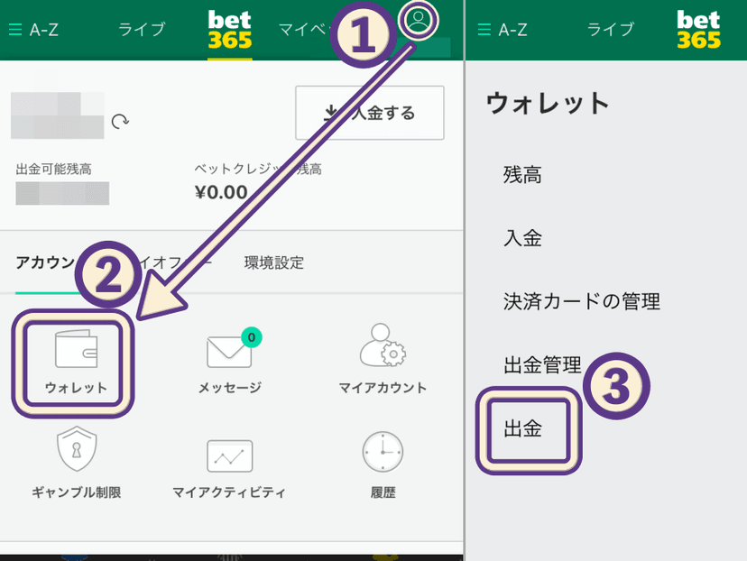 bet365人マーク/ウォレット/出勤