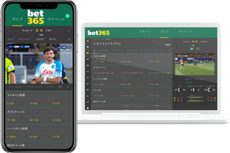 bet365 Mobile/PC画面