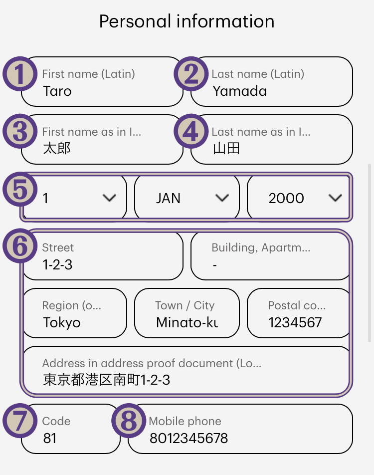 ペイズ（payz）のアカウント作成・個人情報の登録