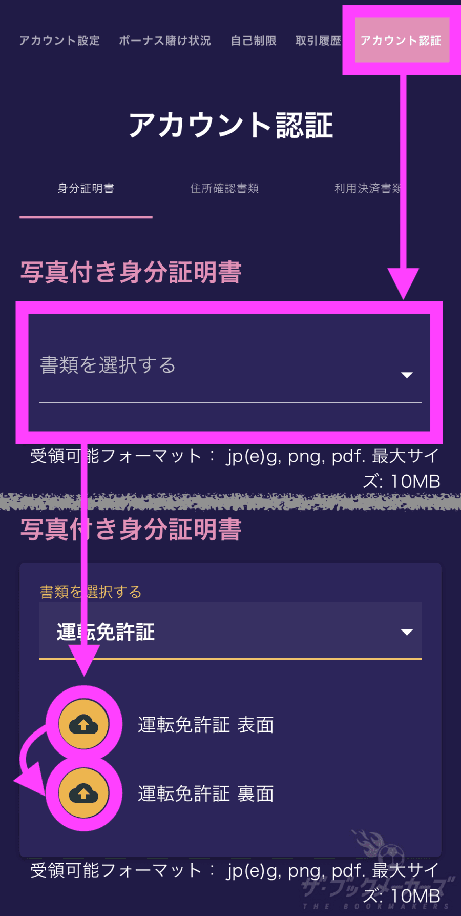 ギャンボラ本人確認