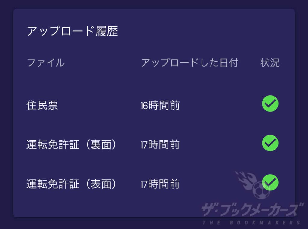 ギャンボラ本人確認