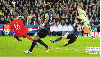 CLケビンデブライネPSG戦シュート20160407