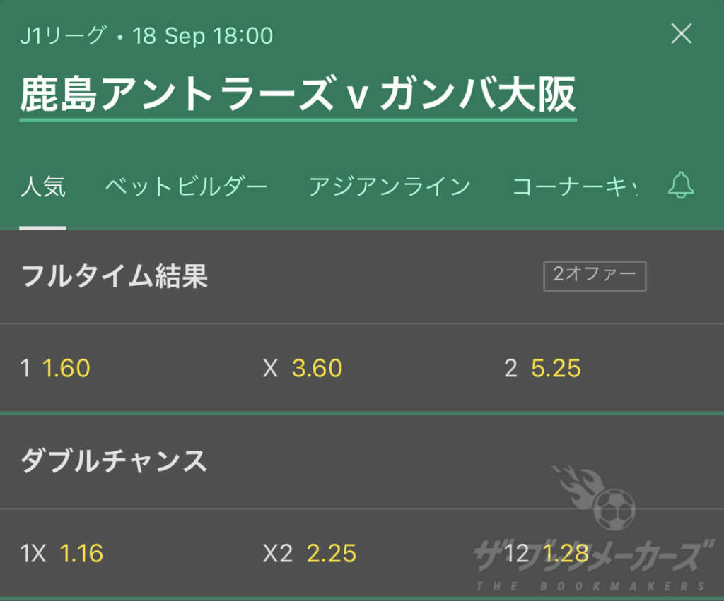 bet365デシマル