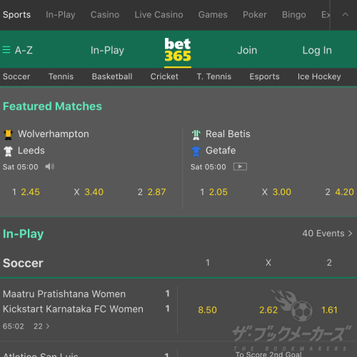 bet365の口コミ・レビュー・評判