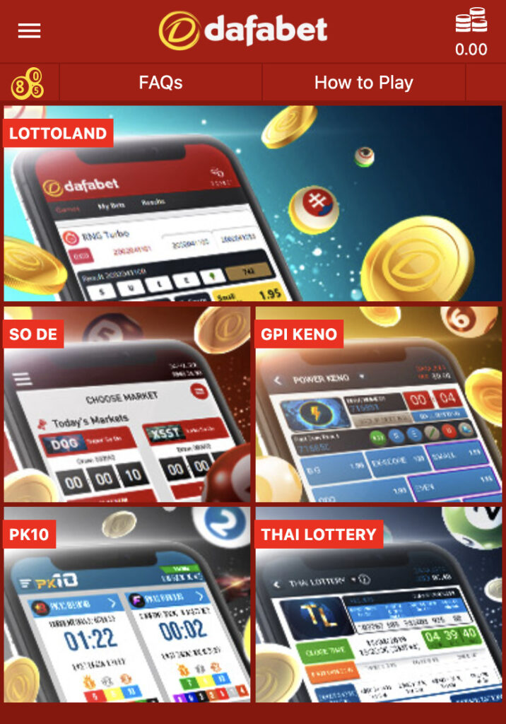 dafabet 遊べるゲームの種類