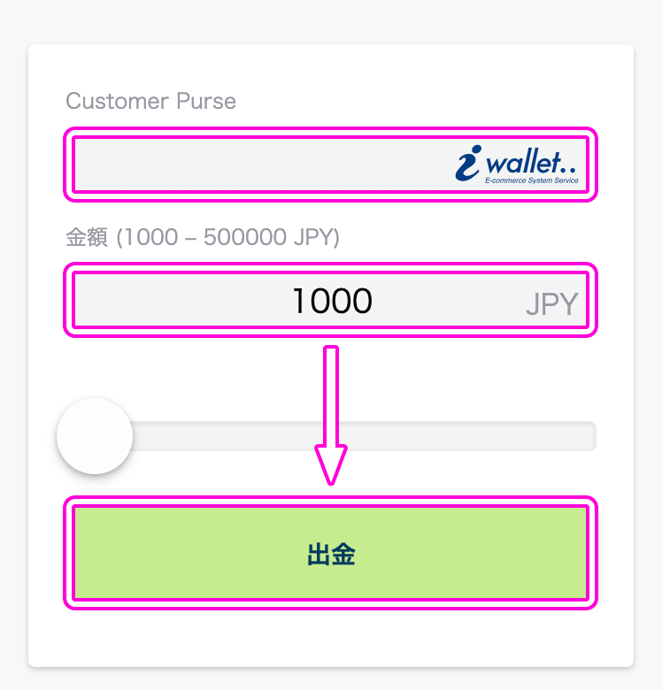 BONSでアイウォレットに出金する方法
