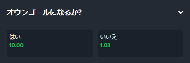 Sportsbet.ioオウンゴールになるか?